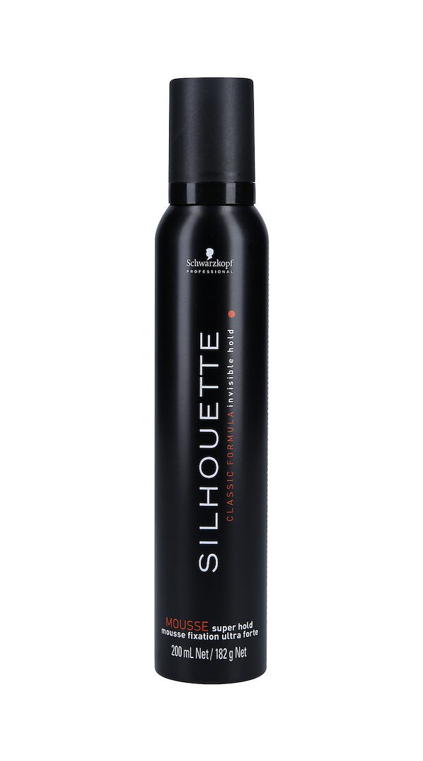 Silhouette Super Hold Mousse (Black) 200Ml