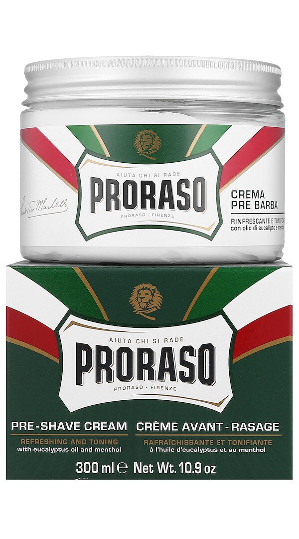 Proraso Green Line Pre-Shaving Cream 300Ml