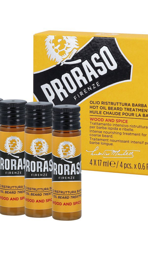 Proraso Wood&Spice Hot Oil Beard Treatment 4X17Ml
