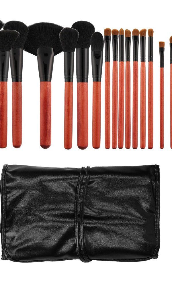 Mimo Makeup Brush Cherry&Black 28Pcs Set