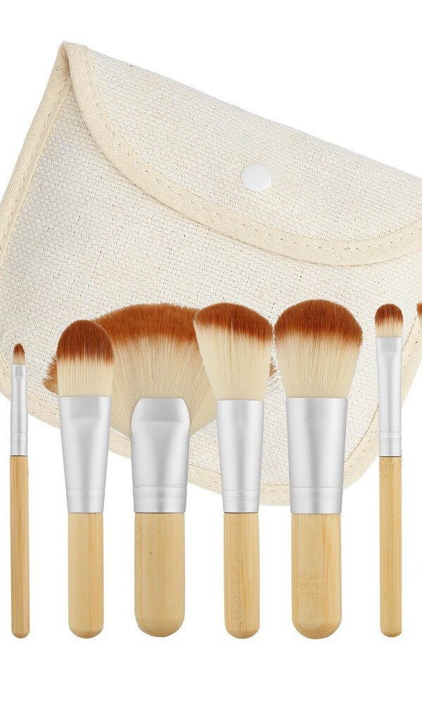 Mimo Makeup Brush Bamboo 10Pcs Set