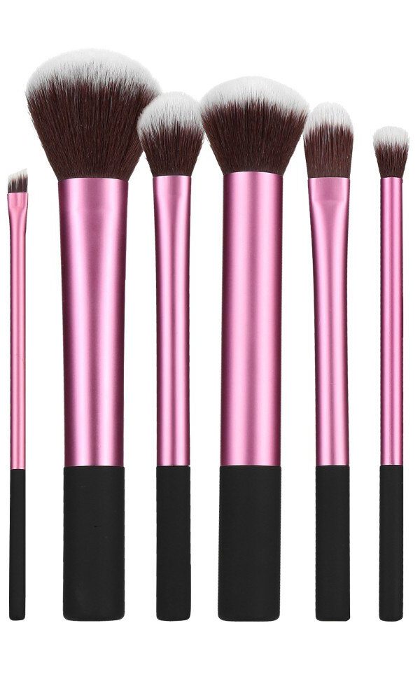 Mimo Makeup Brush Long Ferrule 6Pcs Set