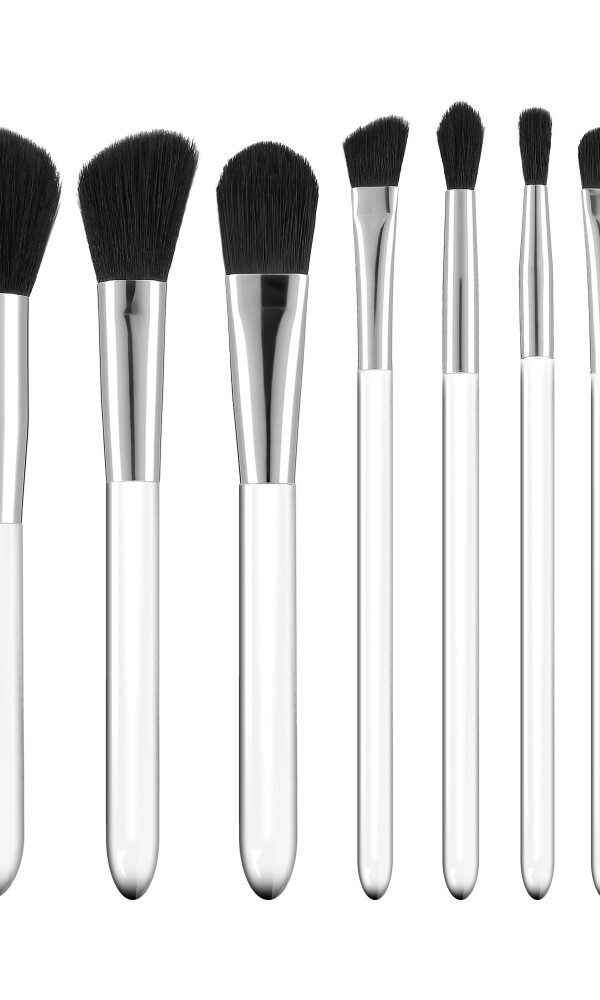 Mimo Makeup Brush Transparent 8Pcs Set