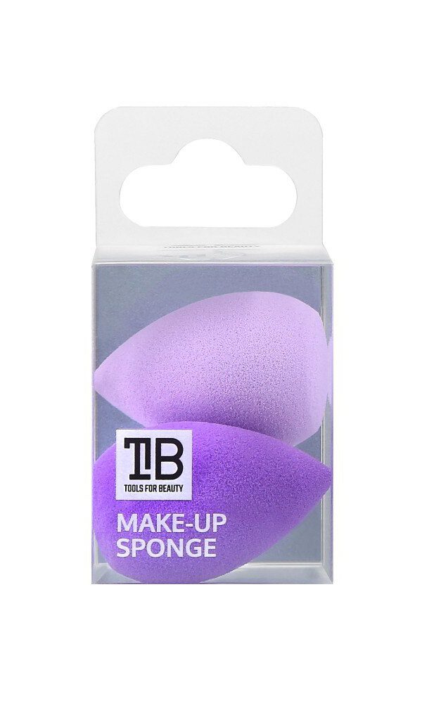 Mimo Makeup Sponge Mini Water Drop Purple 2Pcs Set