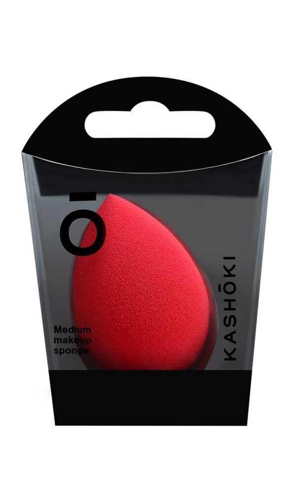 Kashoki Mu Sponge Raindrop Medium Red