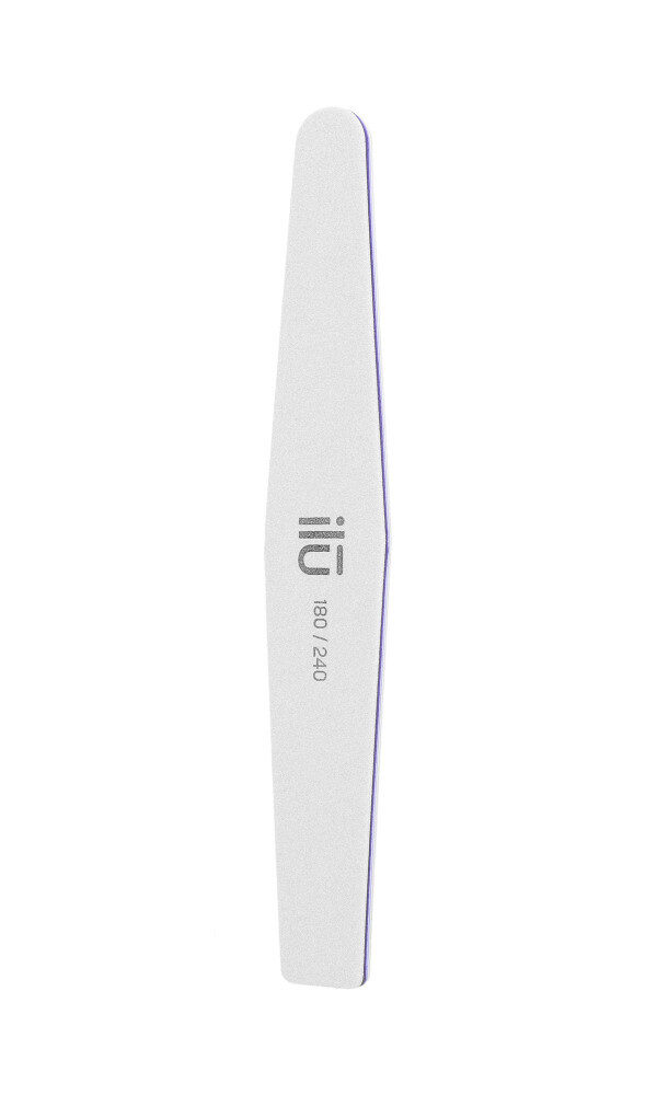 Ilu Ns Nail File White Diamond Grid 180/240
