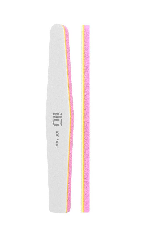 Ilu Ns File&Buffer 2In1 Diamond Pink 100/180