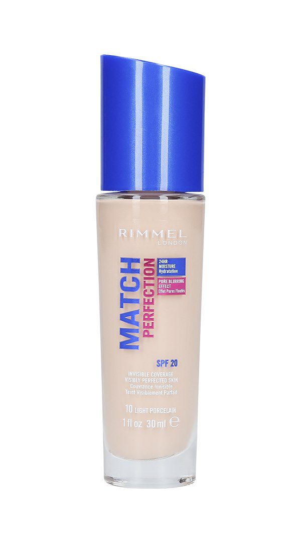 Rimmel Match Perfection Spf20 010 Porcelain 30Ml