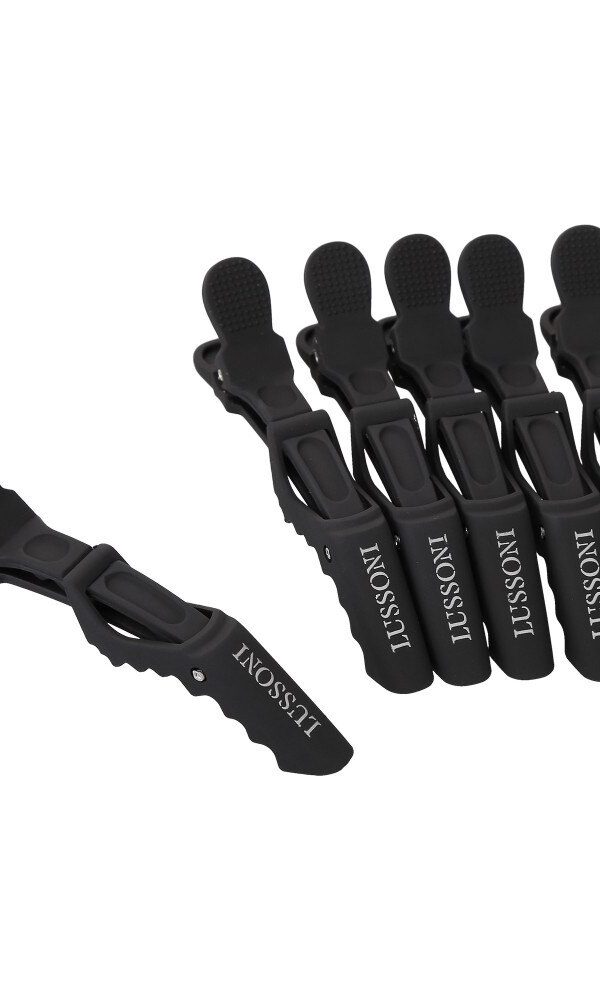 Lussoni Hr Acc Croc Clips Soft Touch Finish 6 Pcs