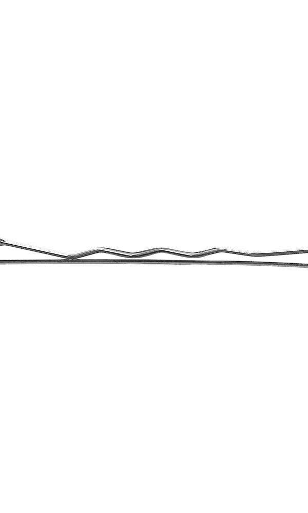 Lussoni Hr Acc Waved Hair Grips Silver 6Cm 250 Pcs