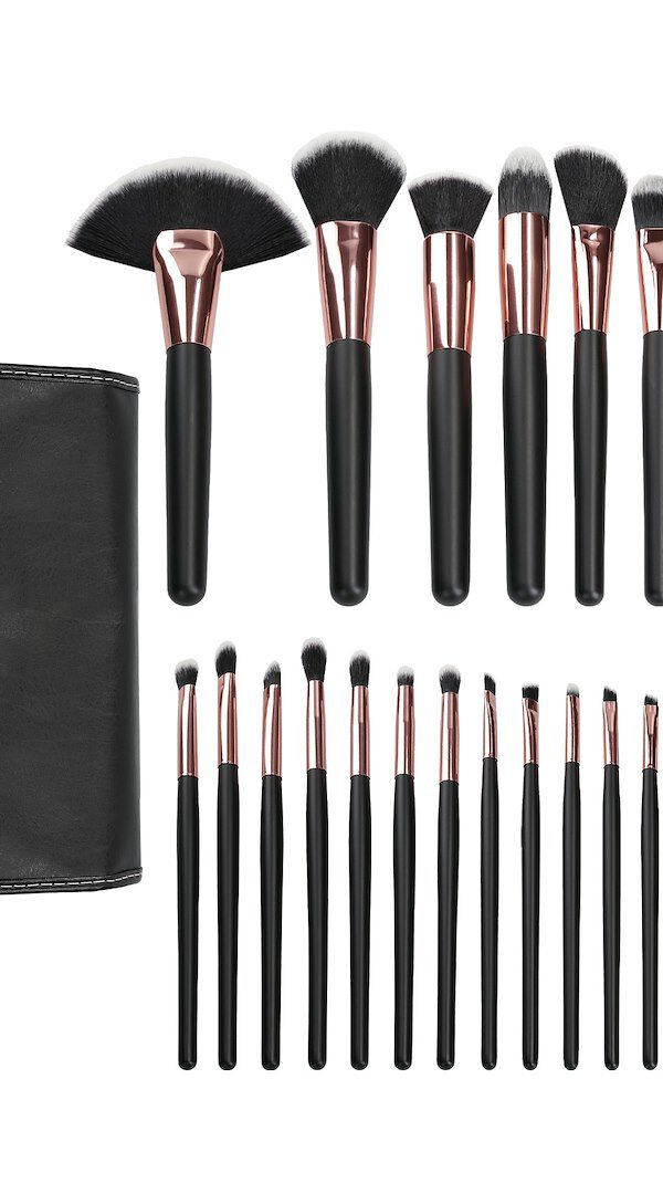Mimo Makeup Brush Black 24 Pcs Set
