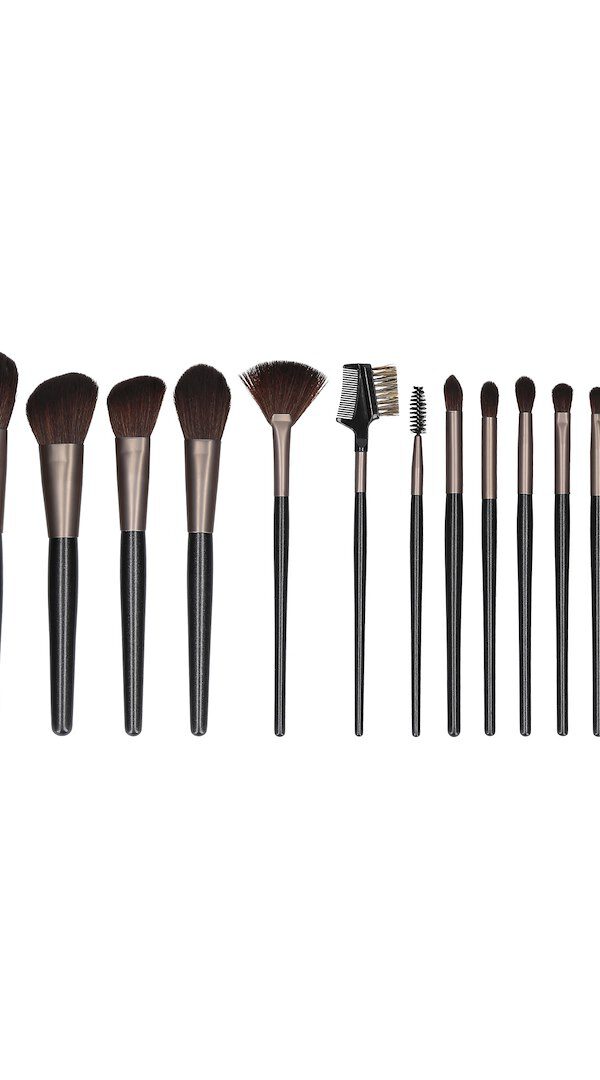 Mimo Makeup Brush Black 18 Pcs Set