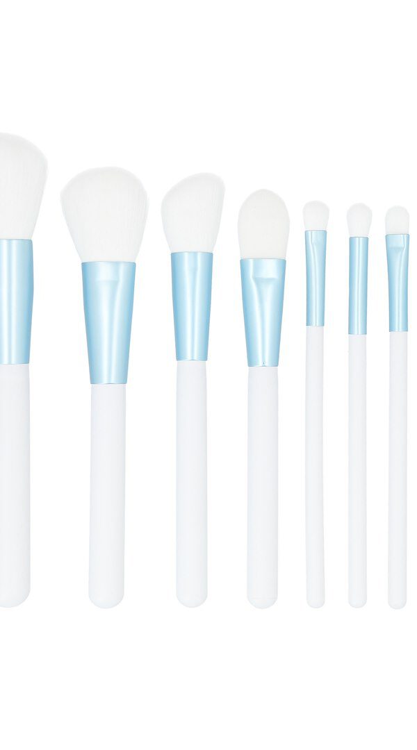 Mimo Makeup Brush White 9 Pcs Set