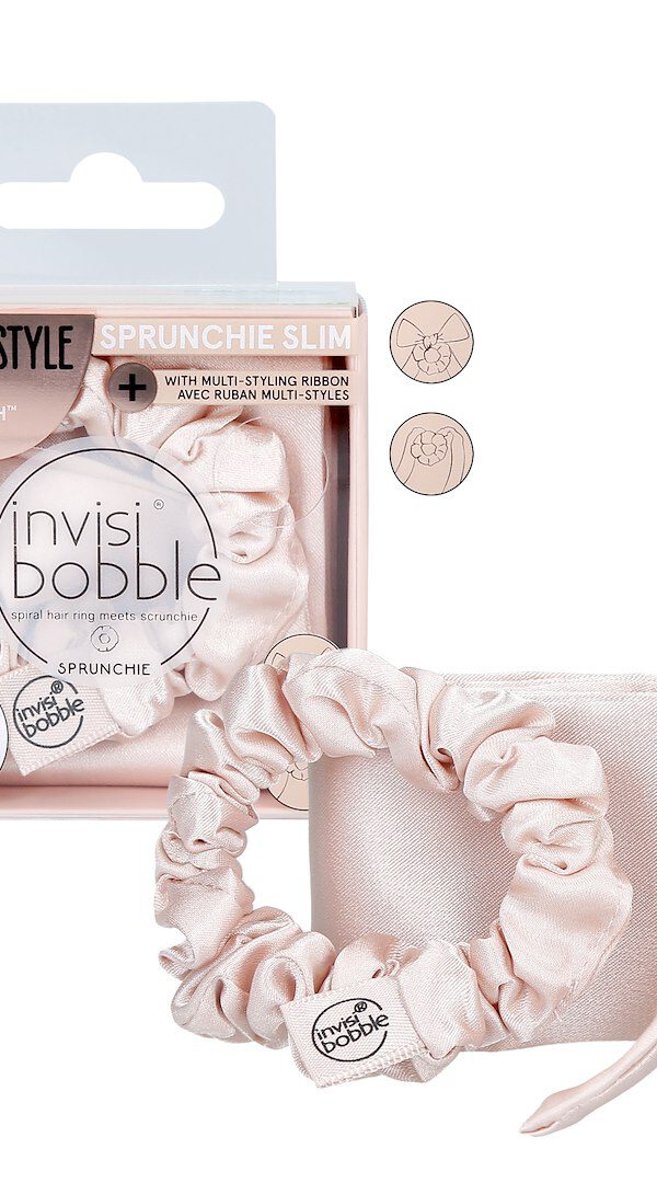 Invisi Bobble Sprunchie Slim Ballerina Bow