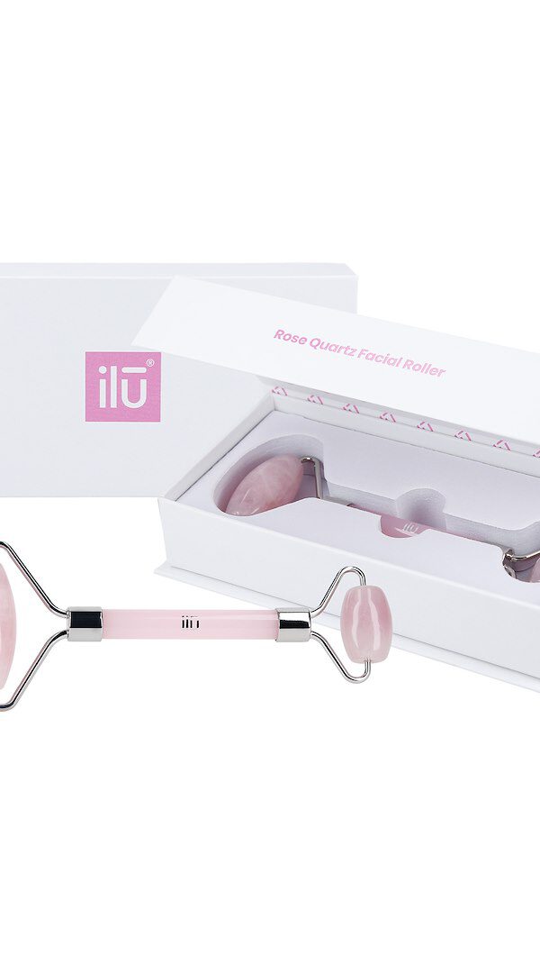 Ilu Mu Acc Rose Quartz Facial Roller