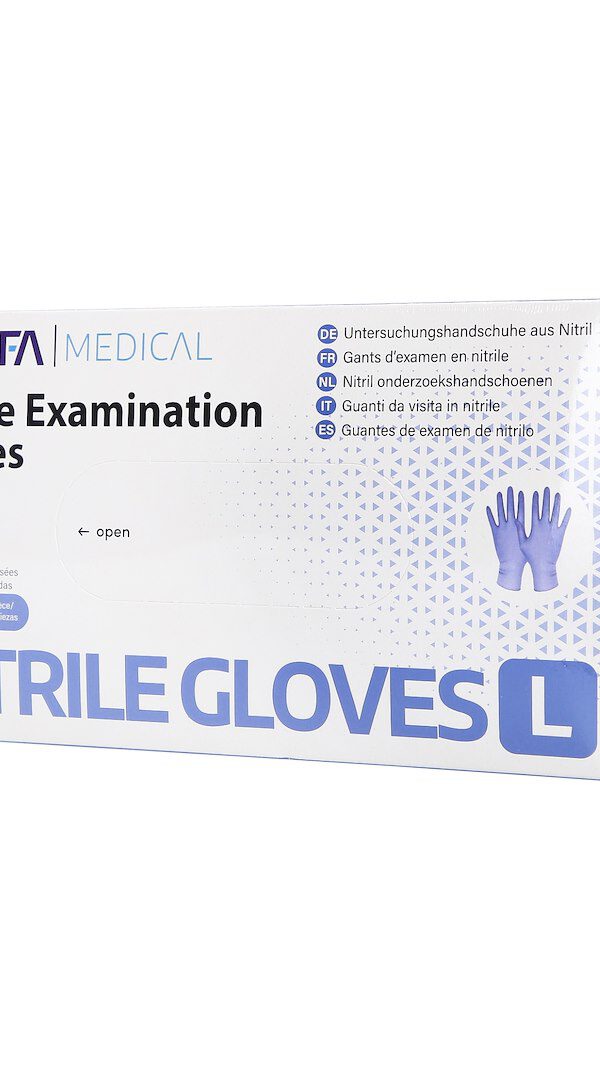Nitrile Gloves Violet 100Pcs L