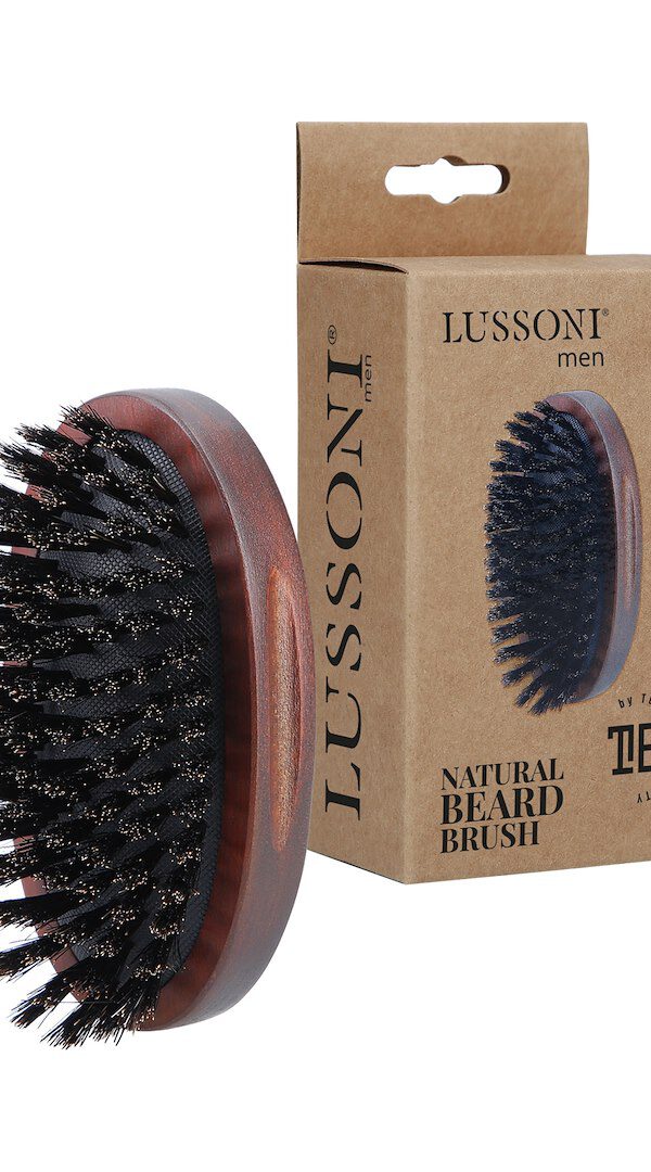 Lussoni Br Natural Beard Brush Oval