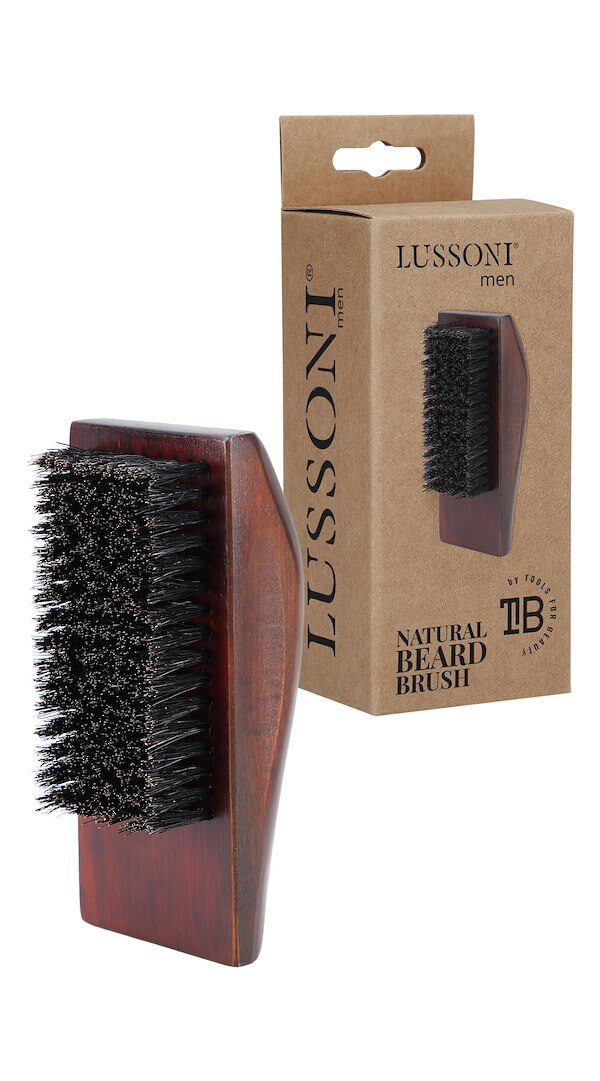 Lussoni Br Natural Beard Brush Square
