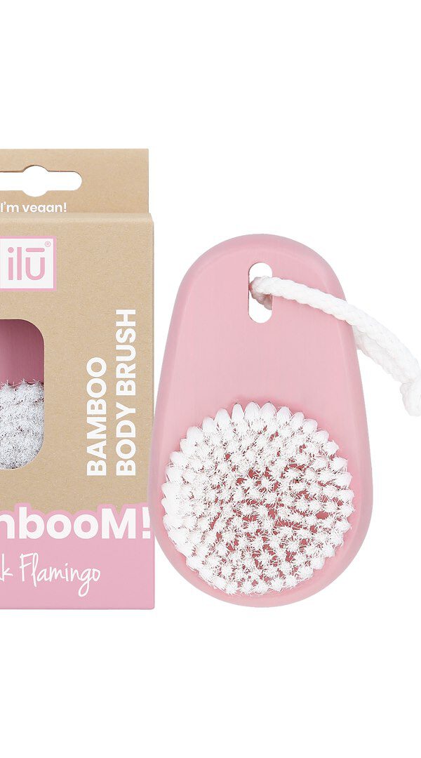 Ilu Sc Bamboom Body Brush Pink Flamingo