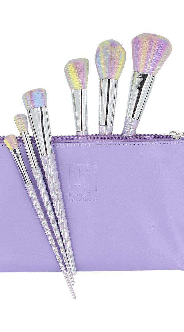 Ilu Basic Mu Unicorn Light Makeup Brush 6Pcs Set