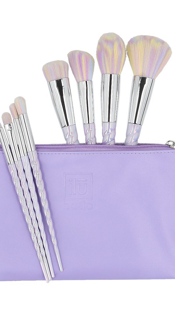 Ilu Basic Mu Unicorn Light Makeup Brush 8Pcs Set