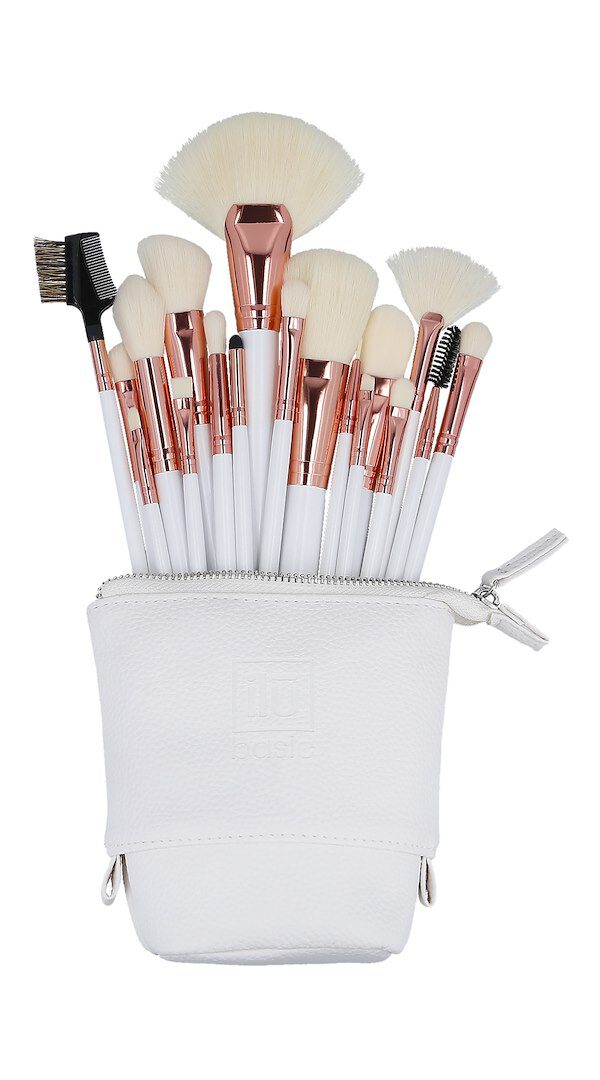 Ilu Basic Mu White Makeup Brush 18Pcs Set