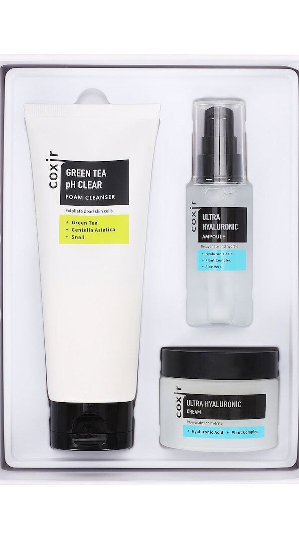 Coxir Ultra Hyaluronic Gift Set 120Ml + 50Ml + 50G
