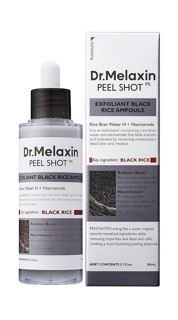Dr.Melaxin Peel Shot Exfol Black Rice Ampoule 80Ml