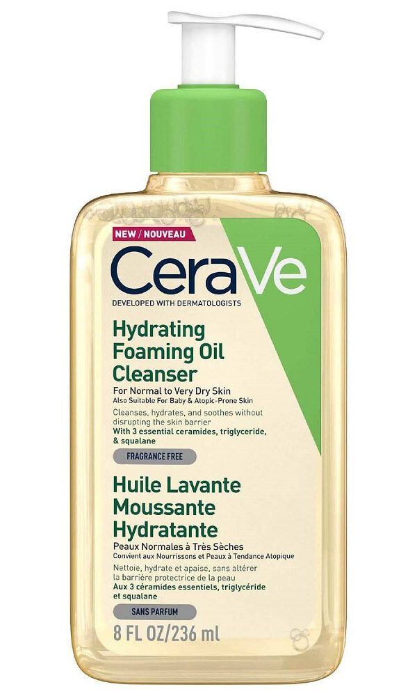Cerave Hydrating Foaming Oil 236Ml