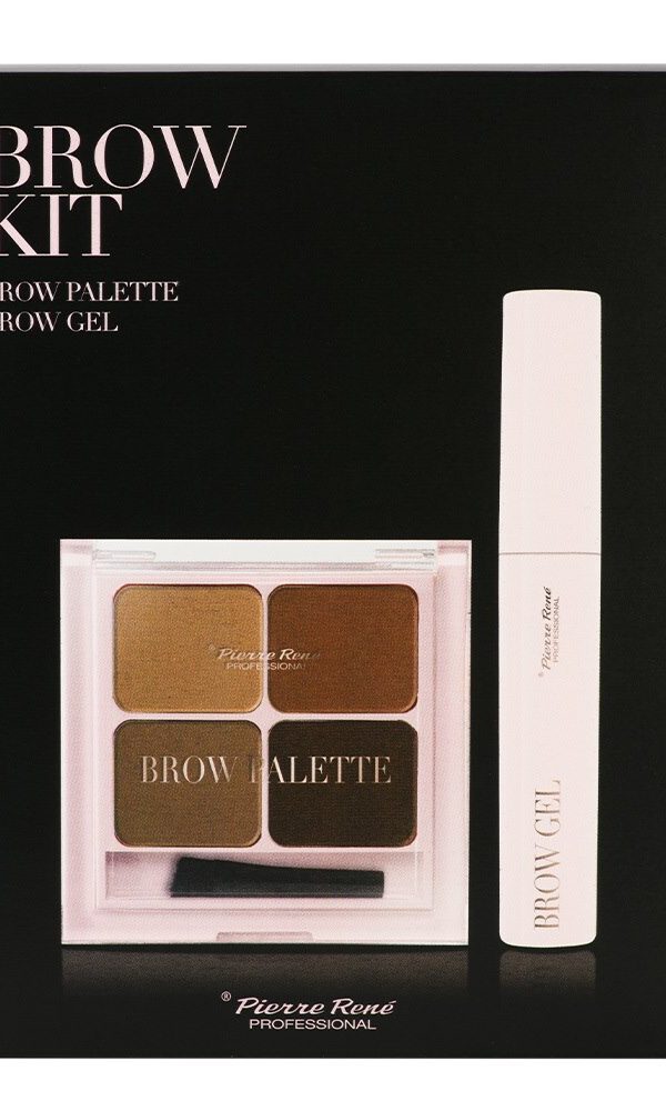 Pierre Rene Brow Kit Pal 7,2G+Eyeb Gel 10Ml Set