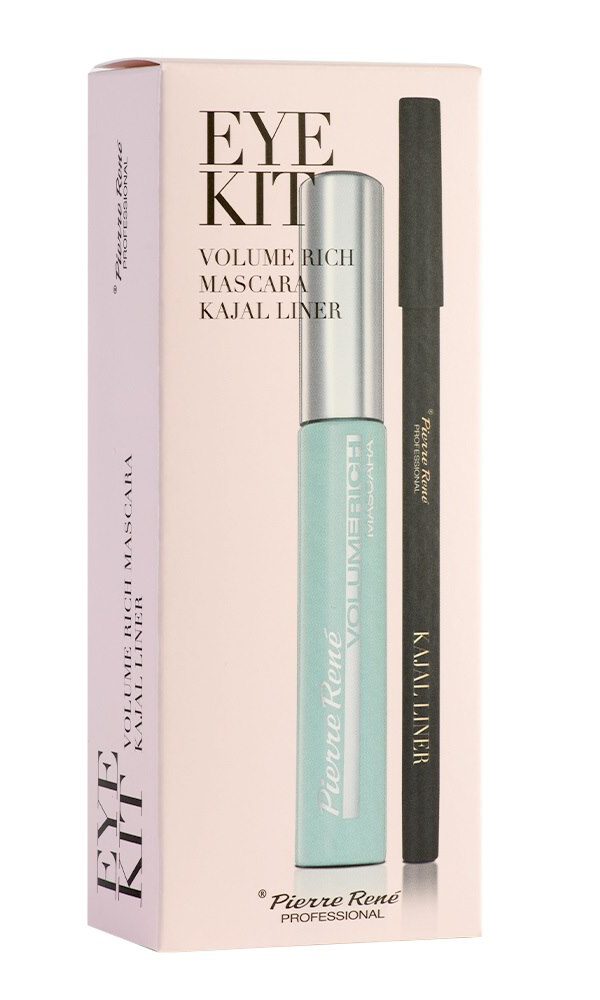 Pierre Rene Eye Kit Mascara 10Ml+Eyeliner 1,4G Set