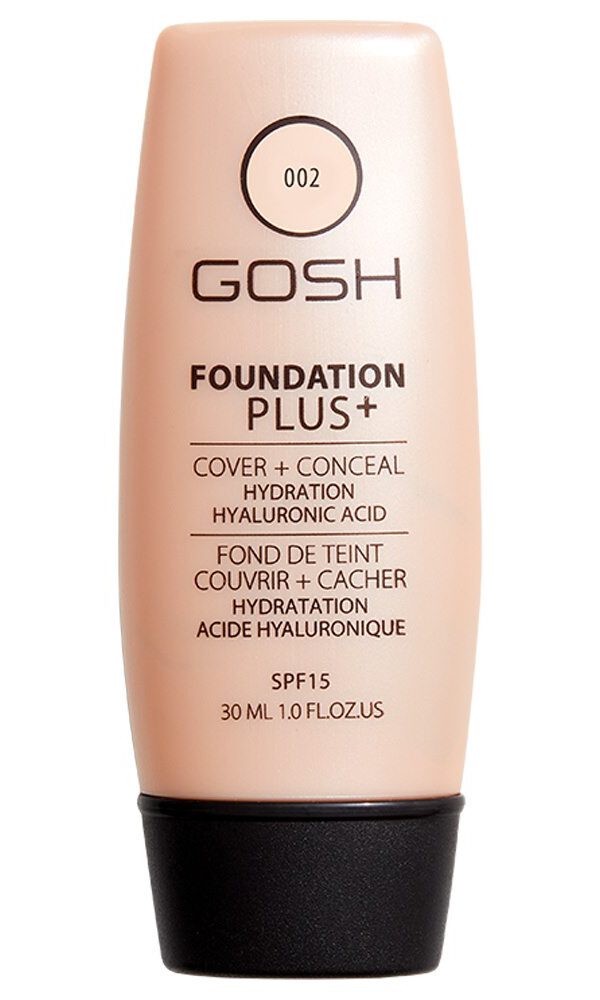 Gosh Foundation Plus+ 002 Ivory 30Ml