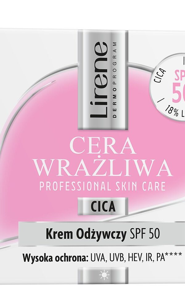 Lirene Sensitive Skin Nutritive Cream Spf50 50Ml