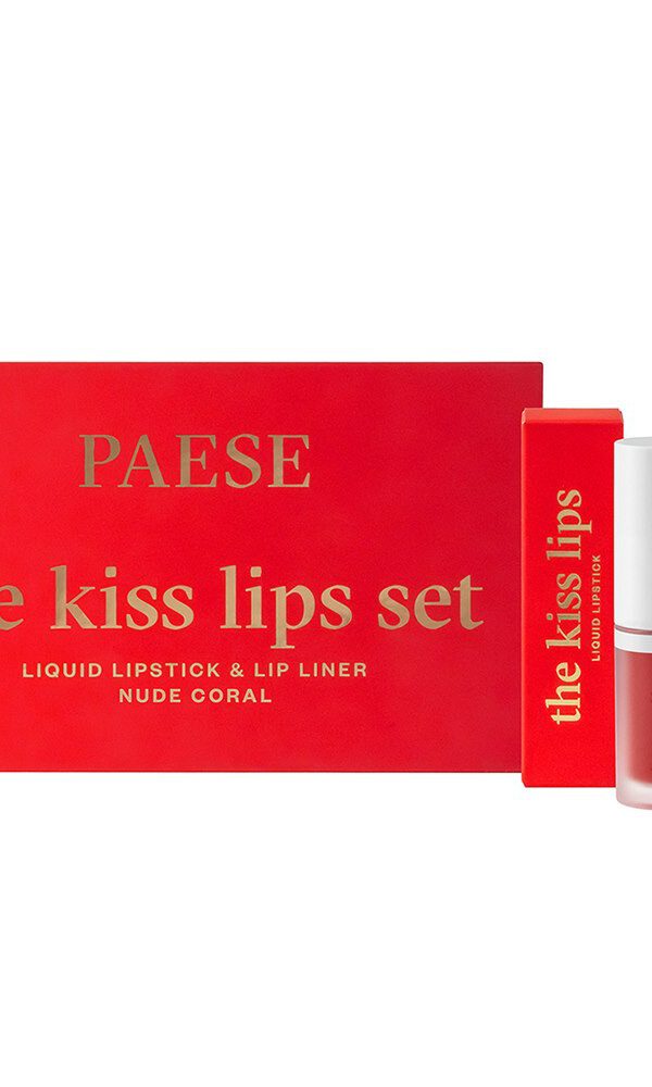 Paese The Kiss Lips 02 Nude Coral 3,4Ml+Liner Set