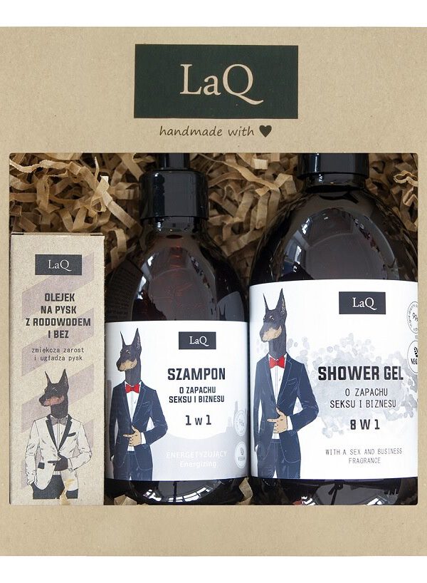 Laq Doberman Sh G 500Ml+Sha 300Ml+B Oil 30Ml Set