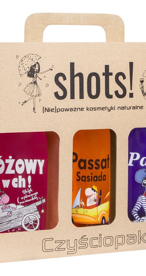 Laq Shots Unisex Shower Gel 500Ml+500Ml+500Ml Set