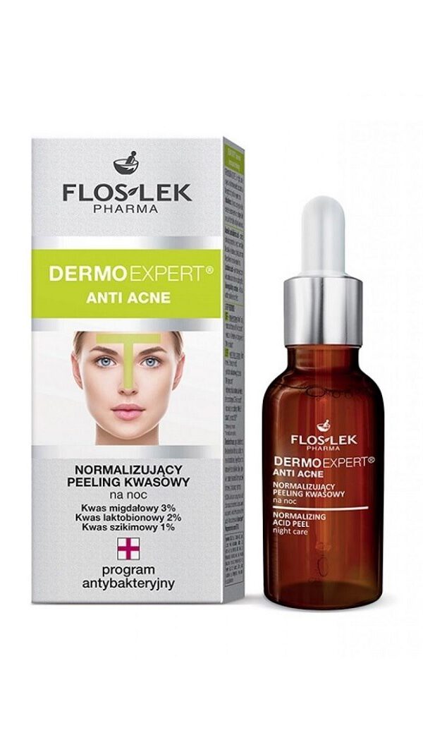 Floslek Dermoexpert Anti Acne Night Peel 30Ml