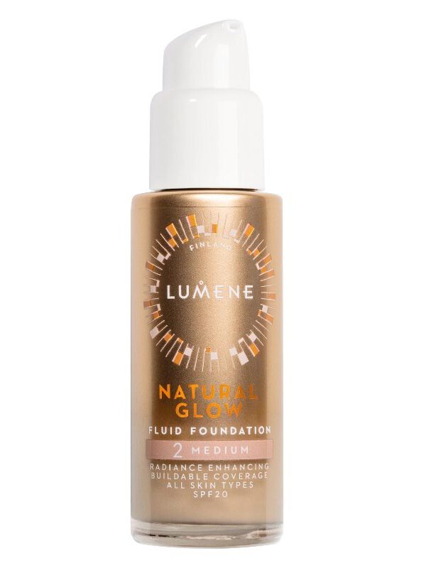 Lumene Natural Glow Fluid Foundation 2 Medium 30Ml