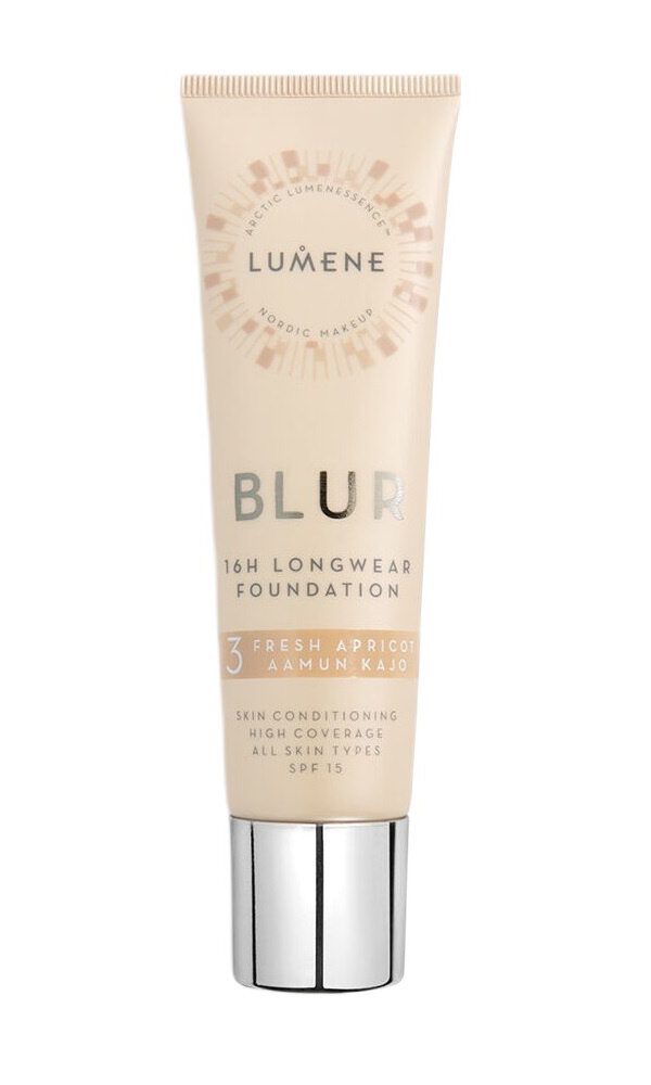 Lumene Blur Foundation Spf15 3 Fresh Apricot 30Ml