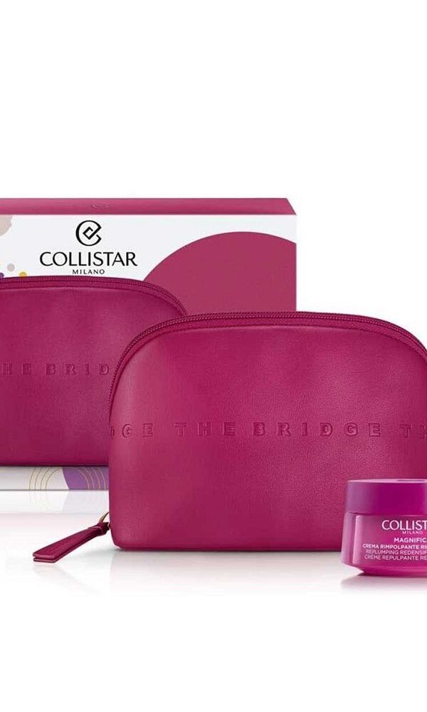 Collistar Set Replumping Cream+Makeup Rem+Cosm Bag